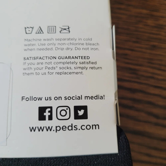 PEDS Black Trousers Socks 6 Pack Soft and Lightweight Shoe Size 5-10 NEW - Picture 9 of 9